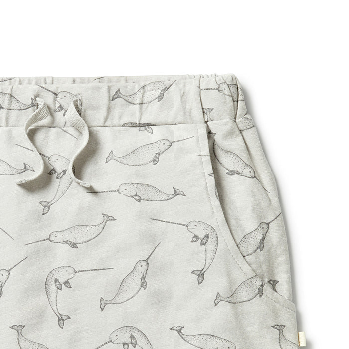 Wilson&Frenchy Organic Slouch Shorts - Narwals