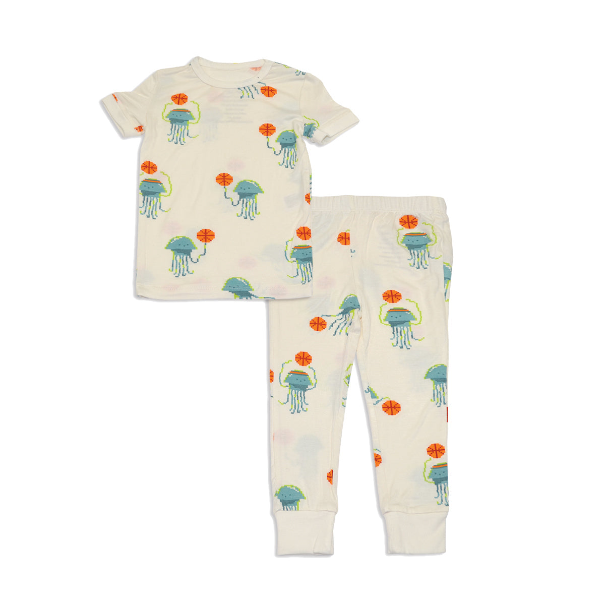 Silkberry Baby Cat Print Pajama Set