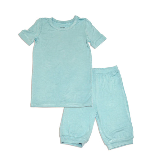 Silkberry Baby Bamboo Short Sleeve Top & Shorts Pajama Set - Lustre