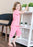 Silkberry Baby Bamboo Short Sleeve Top & Shorts Pajama Set - Pink Lemonade