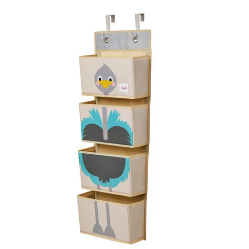 3 Sprouts Hanging Wall Organizer Ostrich