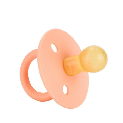 Itzy Ritzy Soother Natural Rubber Pacifier 2pk - Apricot & Terracotta