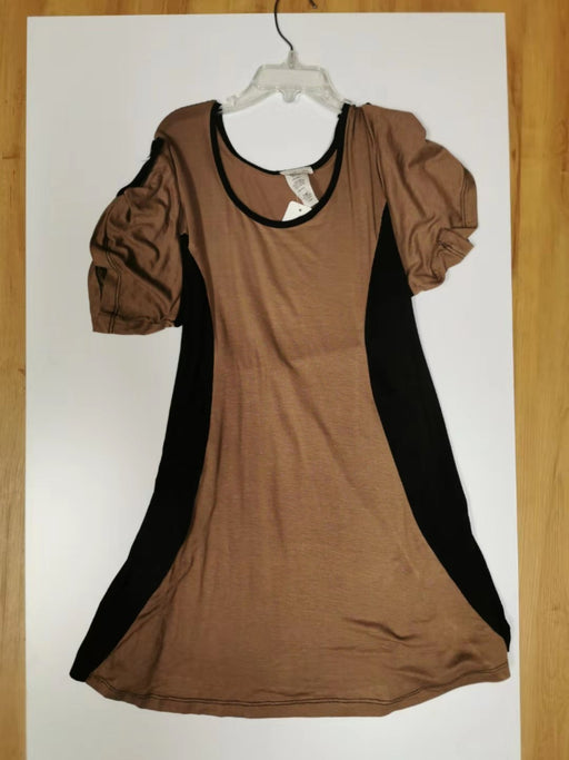 TM Maternity Top Brown with Black