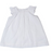Beba Bean Box Pleat Linen Dress White