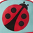 JJ Cole Storage Box in Kids' Patterns (11"h x 11"w x 11"d) - Ladybug