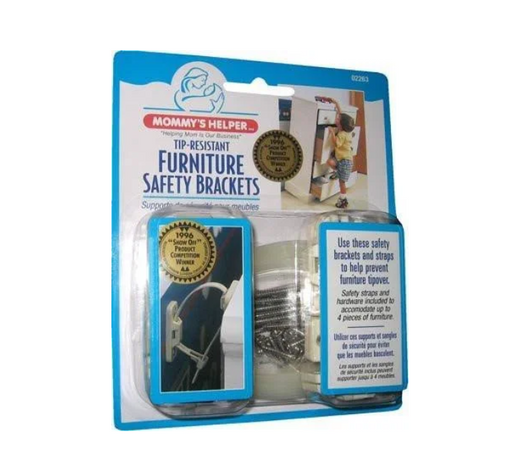 Mommy Hook Tip Resistant Furniture Safety Brackets 8 Count 02263