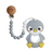 Glitter&Spice Teether with Clip Penguin