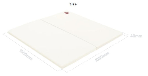 YaYa Cloud Babyroom Folding Mat #Y1956 - White - 1090mm x 1080mm x 40mm (STORE PICK-UP ONLY)