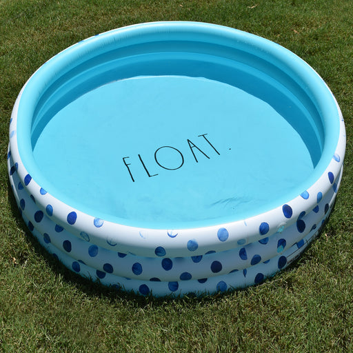 Coconut Float Mini Pool w/ Indigo Polka Dots - Chill