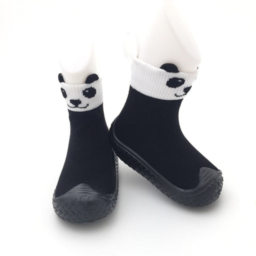 Kids on the Go Skid Proof Shoes - Black & White Panda (6674L)