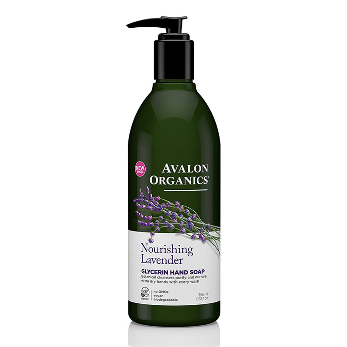 Avalon Organics Glycerin Hand Soap Lavender 12 oz - CanaBee Baby