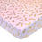 Heavenly Soft Chenille Crib Sheet - Pink/Gold Feather