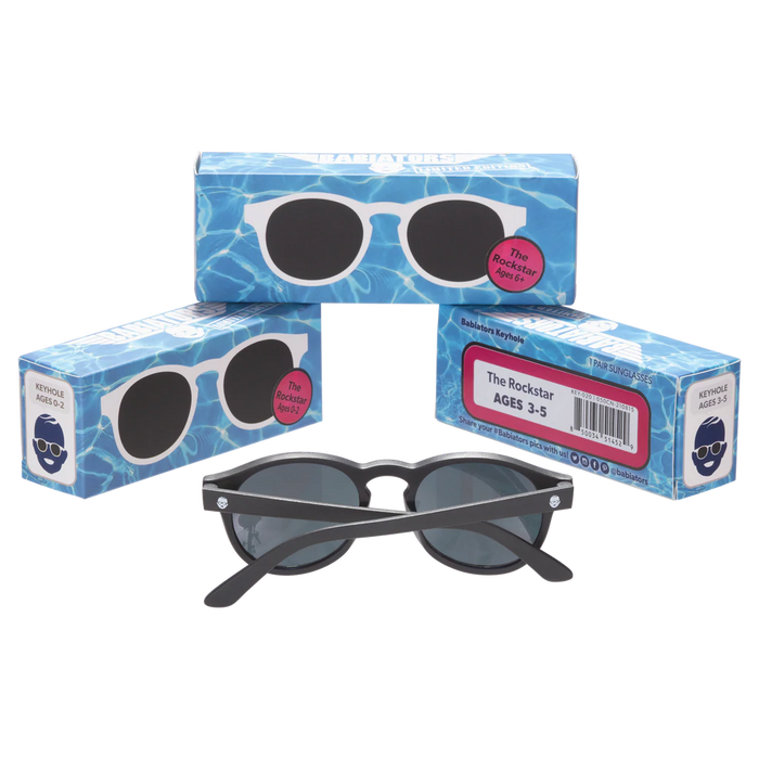 Babiators Limited Edition Keyhole Mirrored Sunglasses The Rockstar 6+Y