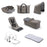 Bugaboo Donkey2 Mineral Style Set Complete Taupe