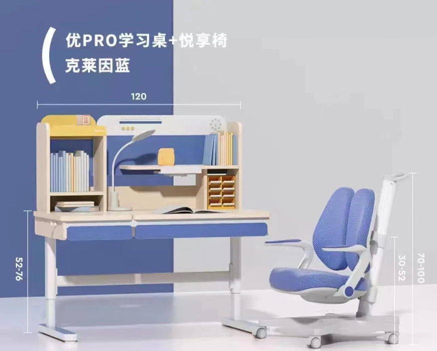 IGrow Desk U Pro + Chair - Blue (MARKHAM STORE PICKUP ONLY)
