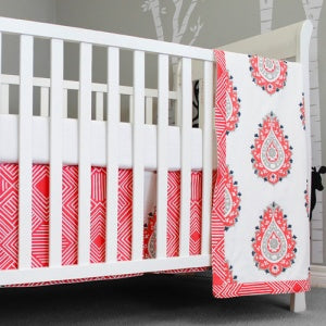 Sweet Kyla 3-piece Crib Bedding Collection - Coralee