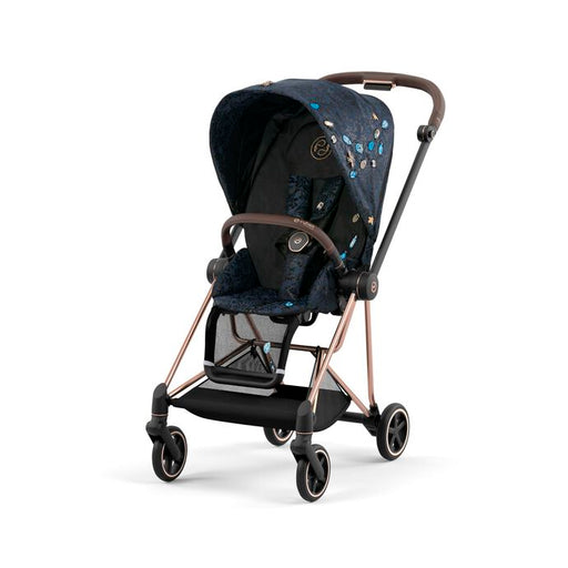 Cybex Mios3 Stroller - Rose Gold Frame w/ Jewels of Nature Seat