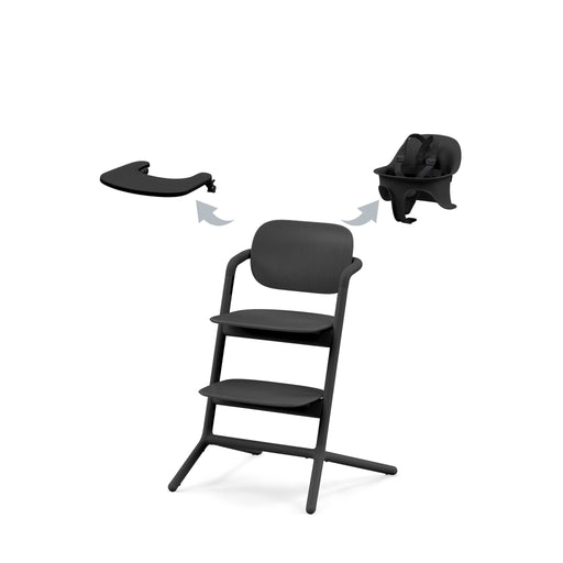 Cybex Lemo 3-in-1 High Chair - Stunning Black