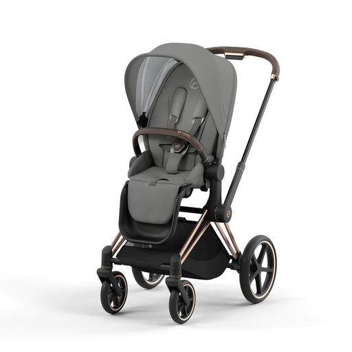 Cybex Priam4 Stroller - Rose Gold Frame with Soho Grey Seat (ONE BOX)