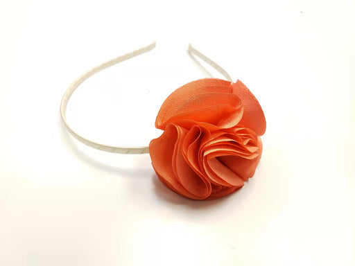 Liv and Lily Head Band - Orange Floral