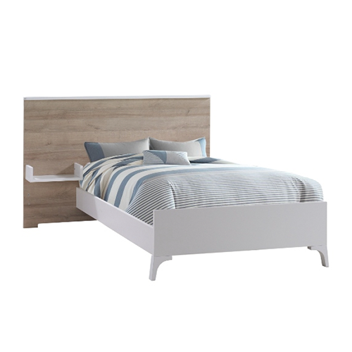 Natart Tulip Metro Twin Bed Conversion Rail Kit 39" and Low Profile Footboard 39" - White - MARKHAM STORE ONLY
