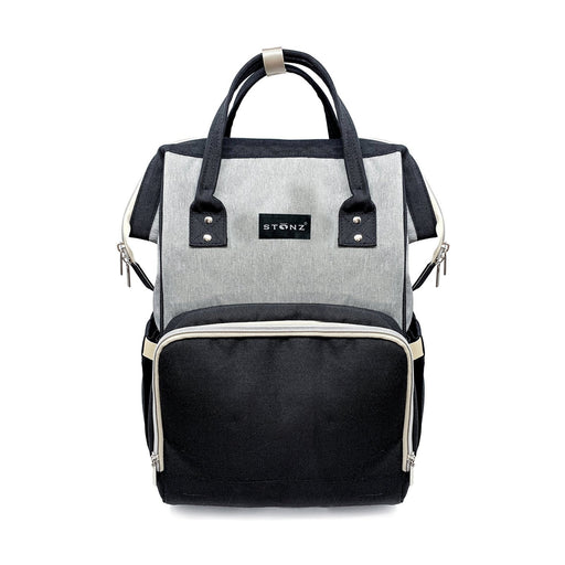 Stonz Urban Diaper Backpack - Grey and Black (UPM0211GB)