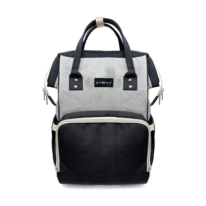 Stonz Urban Diaper Backpack - Grey and Black (UPM0211GB)
