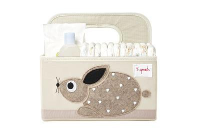 3 Sprouts Diaper Caddy Rabbit