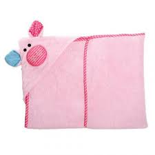 Zoocchini Baby Hooded Towel Pinky the Piglet