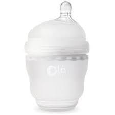 Olababy Gentle Bottle Silicone Feeding Bottle - 4oz/120ml - Frost