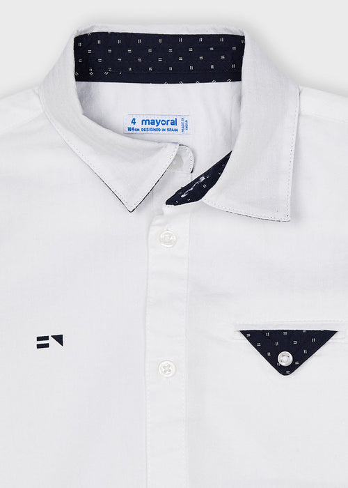 Mayoral Long Sleeve Dress Shirt - Blanco (4165-28)