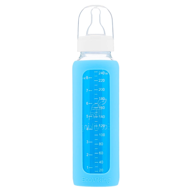 EcoViking Bottle Glass Blue 240ml 0+