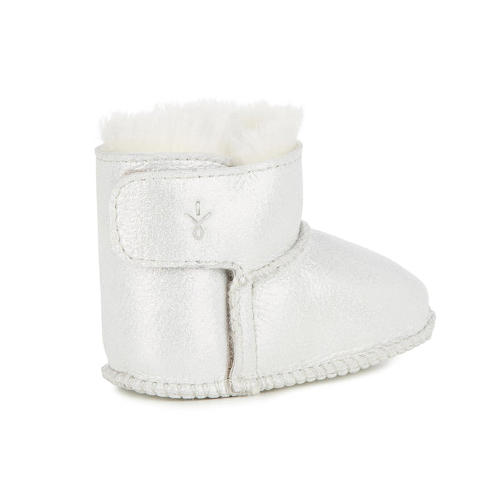 Emu Baby Bootie Metallic Silver - CanaBee Baby