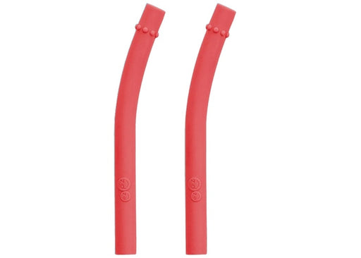 Ezpz Mini Cup + Straw Training System Straw Replacement 2-Pack - Coral