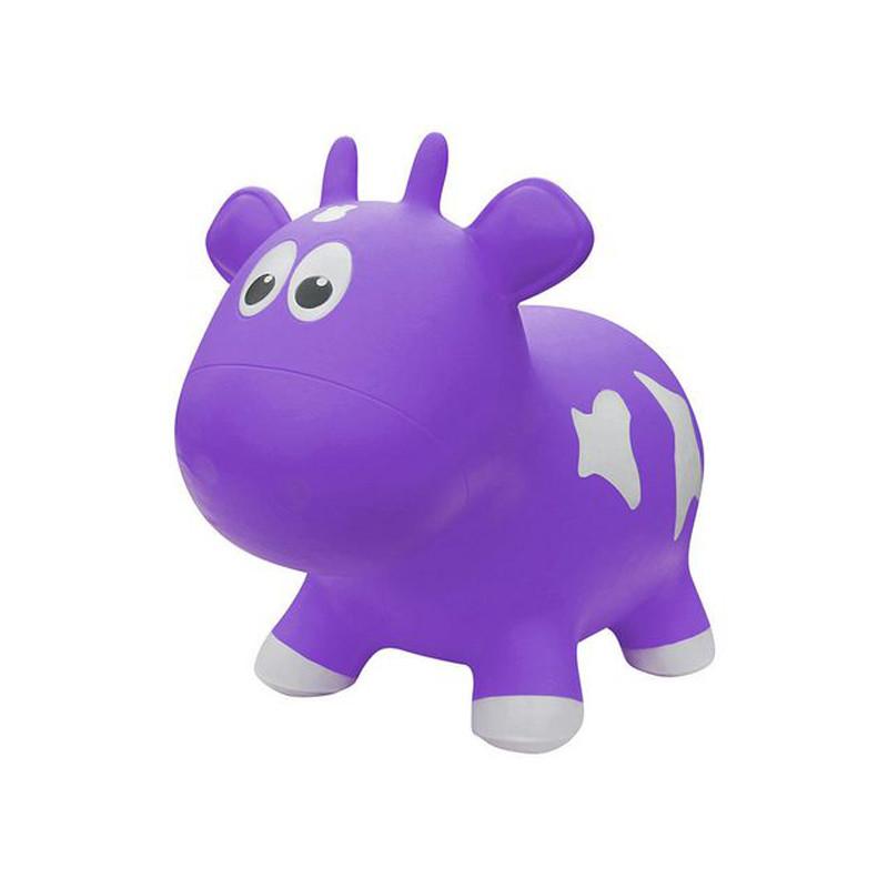 Farm Hoppers Animal Bouncers - Cow  Purple - CanaBee Baby