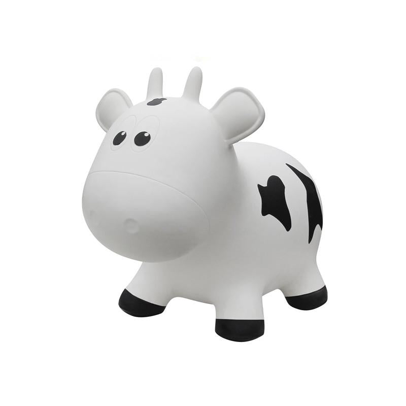 Farm Hoppers Animal Bouncers - Cow White - CanaBee Baby