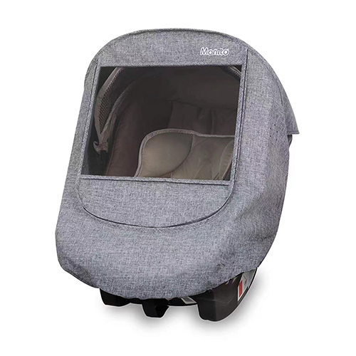 Manito Melange Infant Car Seat Weather Shield - Black Grey MLCVI-35000-BGR