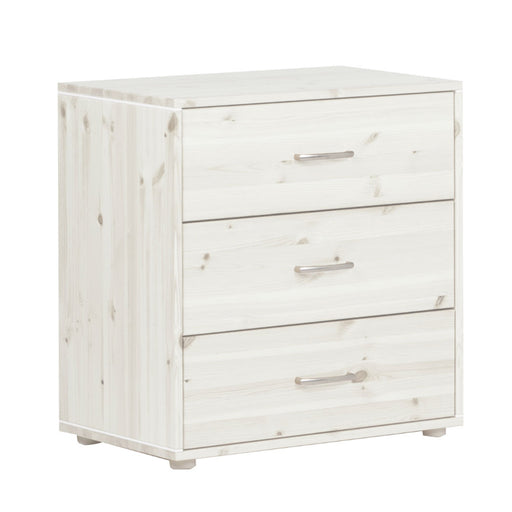 FLEXA Chest with 3 Drawers - White Washed (Markham In store pick-up Only)