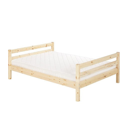 FLEXA CLASSIC Bed with Slat Base - Clear lacquer