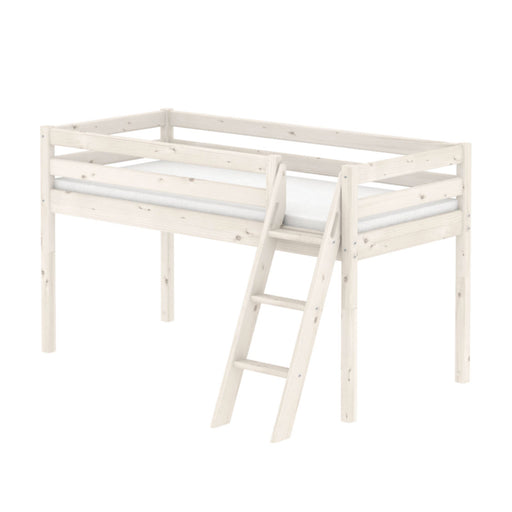 FLEXA CLASSIC Mid-High Bed - White Washed (Markham In store pick-up Only)