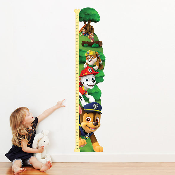 Oliver's Label Wall Art Growth Chart Paw Patrol
