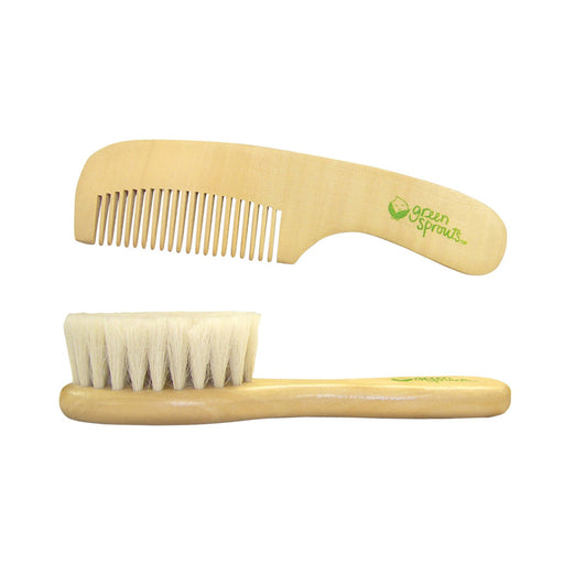 Green Sprouts Baby Brush and Comb Set - CanaBee Baby