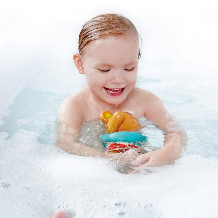 Hape Swimmer Teddy Wind-up Toy - CanaBee Baby