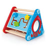 Hape Tierische Action-Box - Motorikwürfel aus Holz mit Spiegel Hape Tierische Action-Box - Motorikwürfel aus Holz mit Spiegel