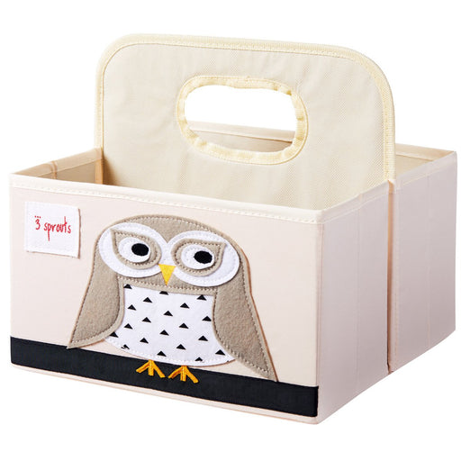 3 Sprouts Diaper Caddy Snowy Owl