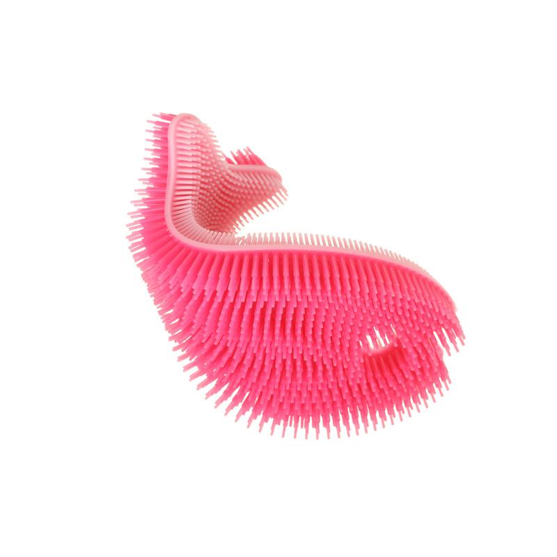 Innobaby Silicone Bath Scrub Fish - Light pink/Fuchsia - CanaBee Baby