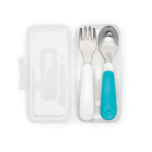 OXo On the go Fork&spoon In Travel Case Teal (61132800)