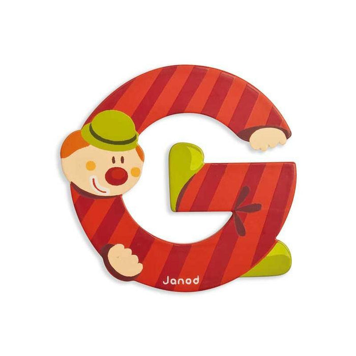 Janod Clown Wood Letters - G - CanaBee Baby