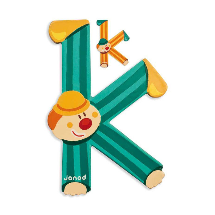 Janod Clown Wood Letters - K - CanaBee Baby