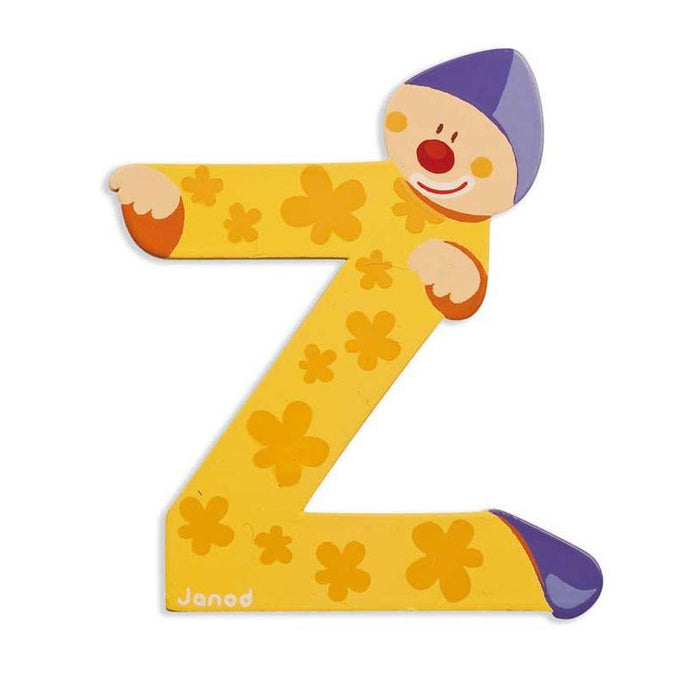 Janod Clown Wood Letters - Z - CanaBee Baby